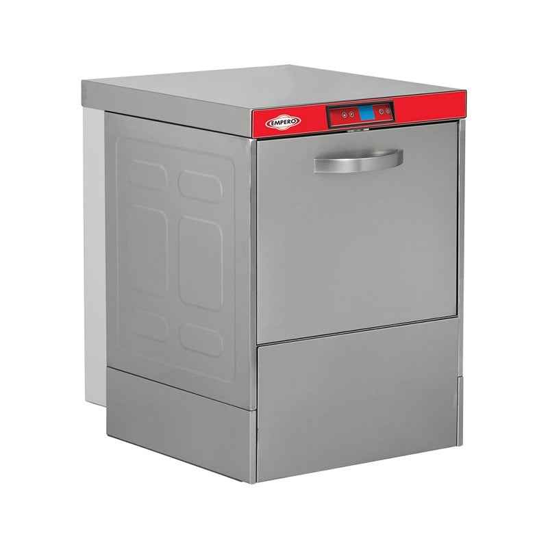 Empero EMP.500-380-SD Dijital Set Altı Bulaşık Makinesi 380V Tahliye Pompalı 500 Tabak/Saat